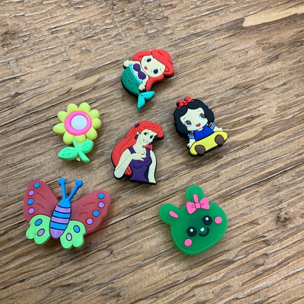 Croc Shoe Charms Bundle Lot - Princess